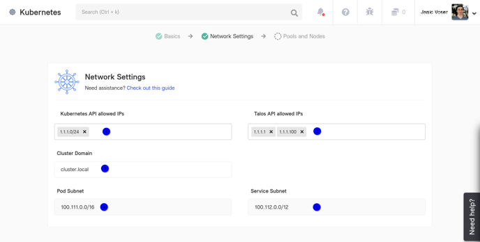 Create_Cluster_NetworkSettings