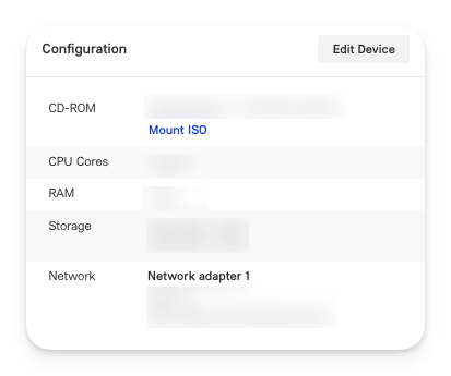 Manage Device configuration