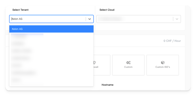 device tenant cloud configuration